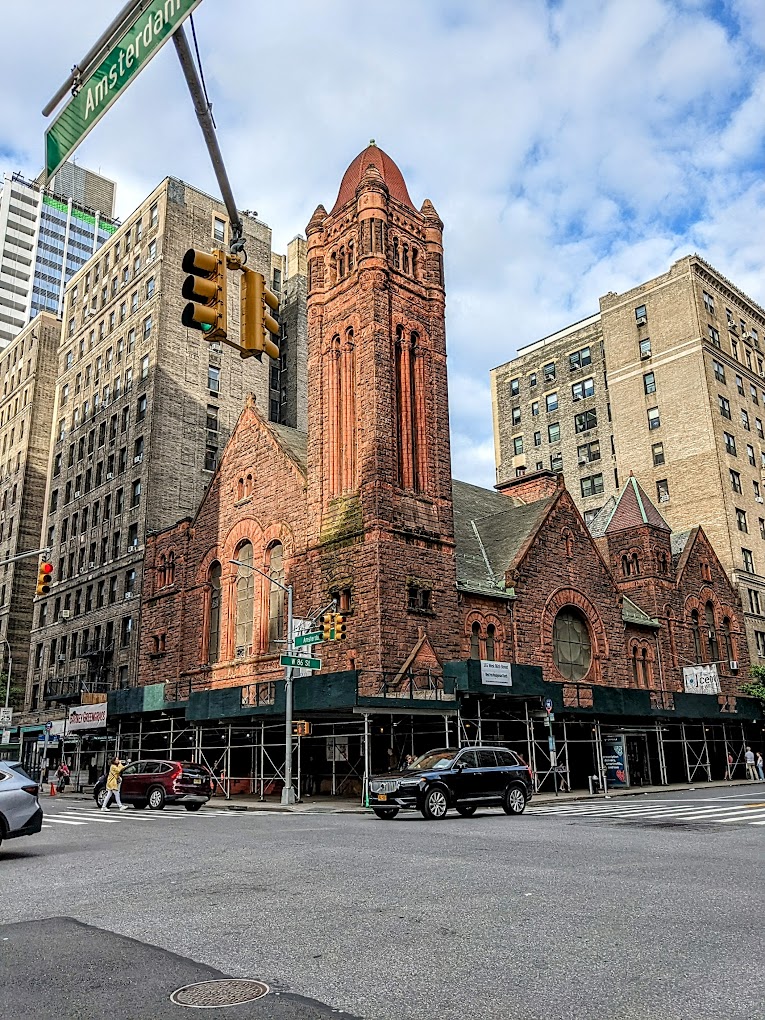 位於曼哈頓上西城的西園長老教會興建於19世紀。（圖／Google Map by David Herszenson）